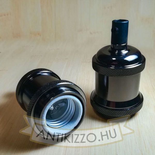 edison-izzo-foglalat-fenyes-fekete-szin-e27