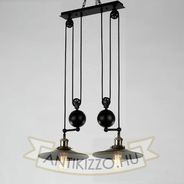 antik-2-es-csiga-lampa