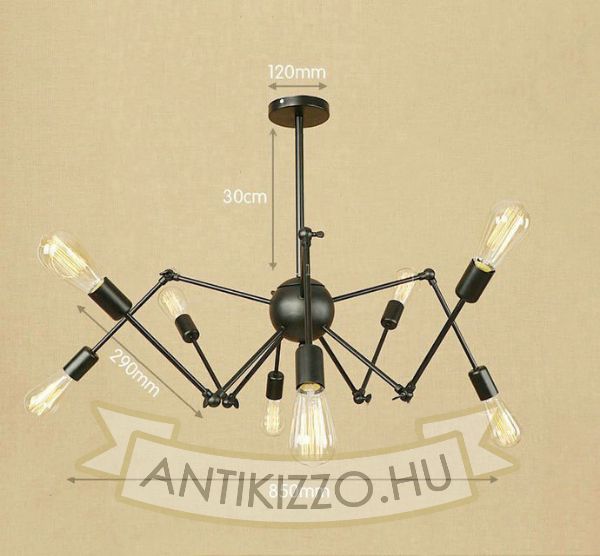 antik-8-karu-allithato-csillar-lampa