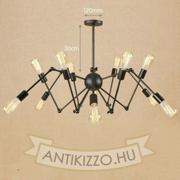 antik-12-karu-allithato-csillar-lampa