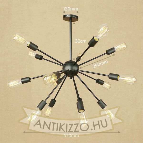 antik-15-karu-csillar-lampa