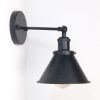 antik-fali-lampa-matt-fekete-szin-kis-buraval