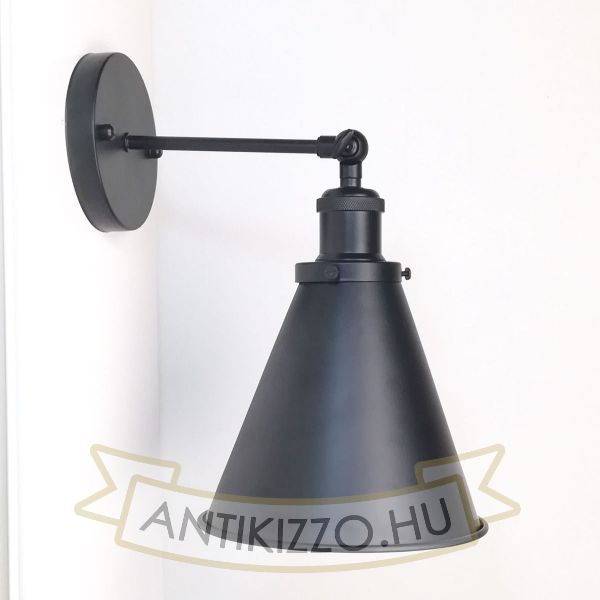 antik-fali-lampa-matt-fekete-szin-olvaso-buraval