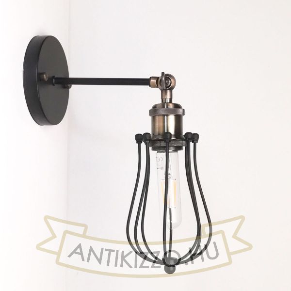 antik-fali-lampa-matt-fekete-antik-bronz-szin-csepp-alaku-raccsal