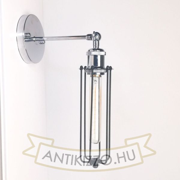 antik-fali-lampa-fenyes-krom-szin-csepp-alaku-raccsal