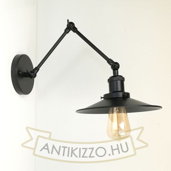 antik-fali-olvaso-lampa-matt-fekete-szin-lapos-buraval