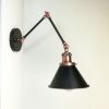 antik-fali-olvaso-lampa-matt-fekete-antik-vorosrez-szin-kis-buraval
