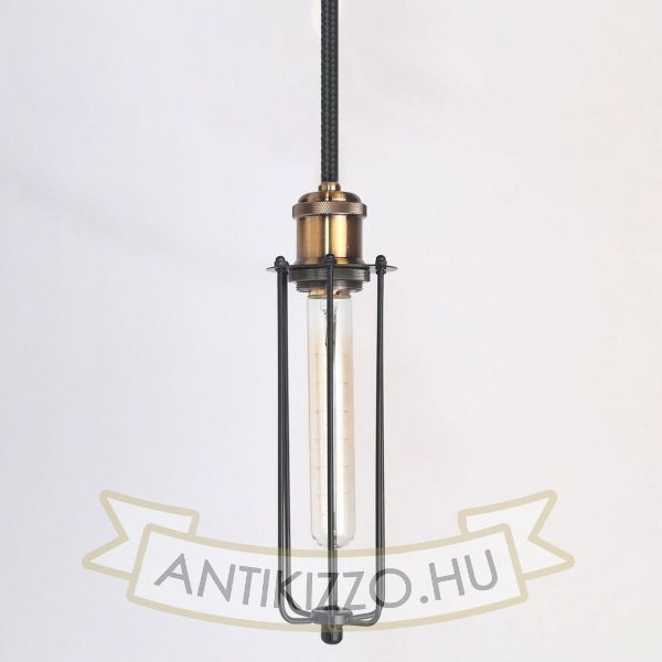antik-fuggesztek-lampa-matt-fekete-antik-sargarez-szin-hosszu-raccsal