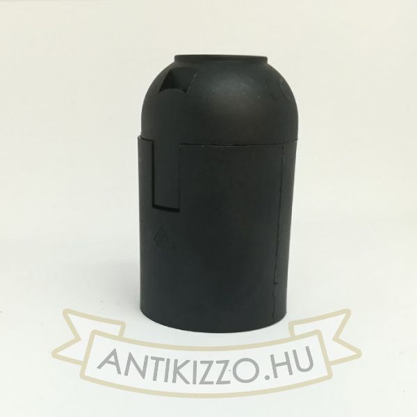 Bakelit Foglalat matt fekete szín E27