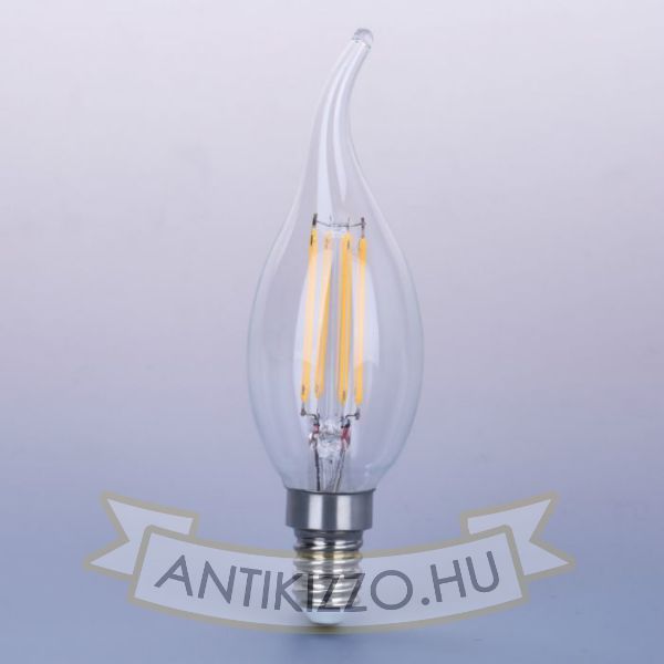 Kép LED filament dekor izzó - C35L - 4 watt