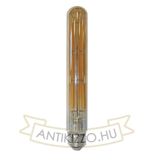 LED filament dekor izzó - T225 henger antikolt - 6 watt