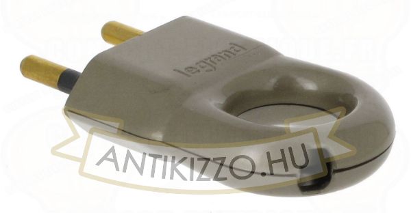 Euro hálózati dugó bronz fogantyús