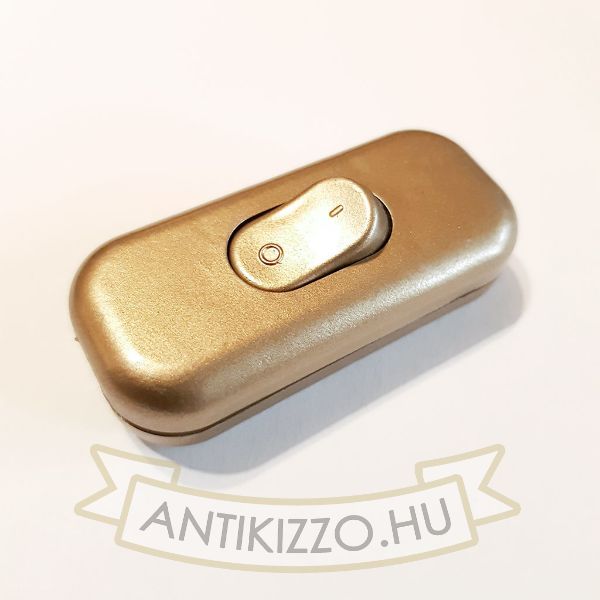 Zsínór kapcsoló arany
