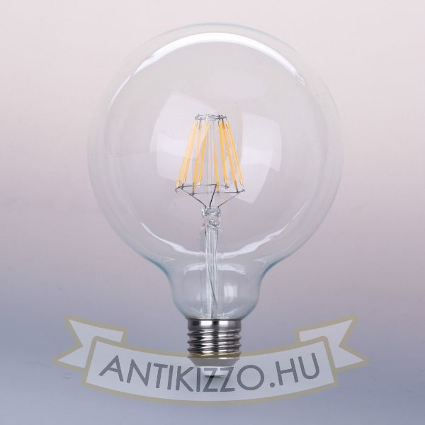 LED filament dekor izzó - G125 - 4 watt 480LM