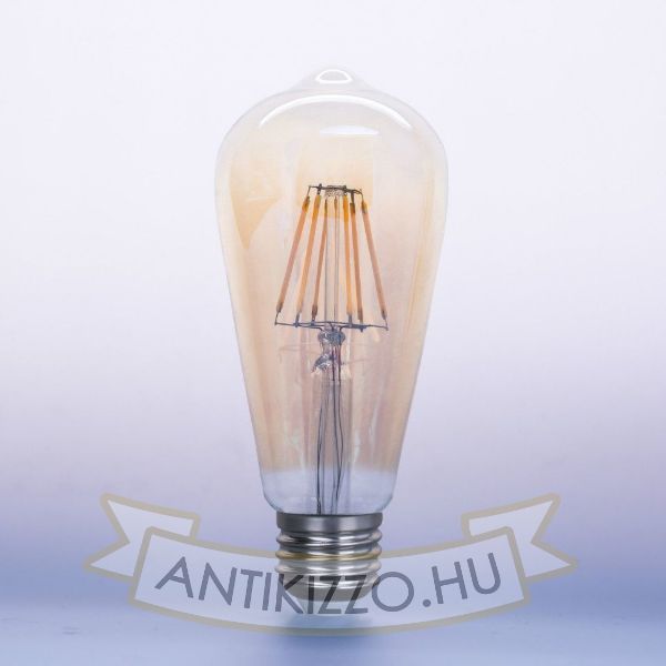 LED filament dekor izzó antikolt - ST64 - 8 watt 880LM