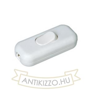 Zsínór kapcsoló fehér