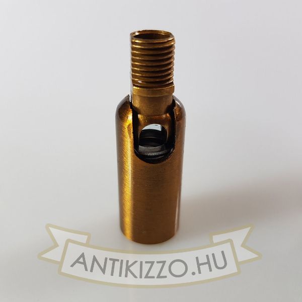 Állítható rugós csukló, könyök, sárgaréz szín