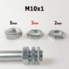 Hexagon anyacsavar M10 - 3mm