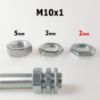 Hexagon anyacsavar M10 - 2mm