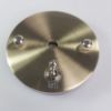 Falitárcsa 100mm sima antik bronz szín, kapcsolós