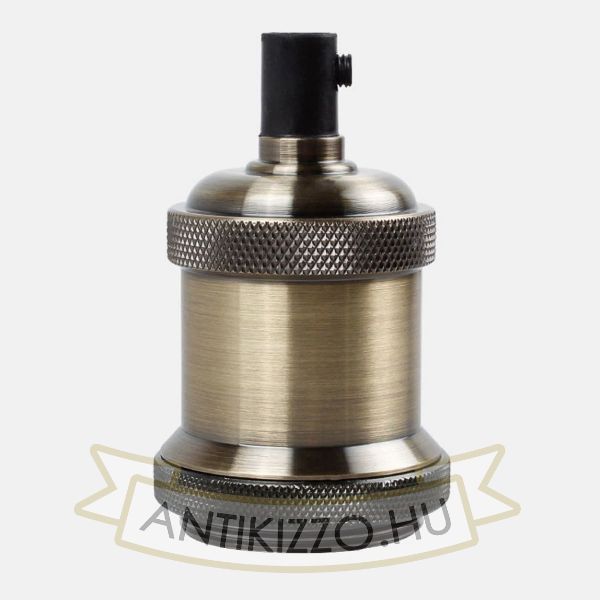 Edison izzó foglalat antik bronz kivitel - E27