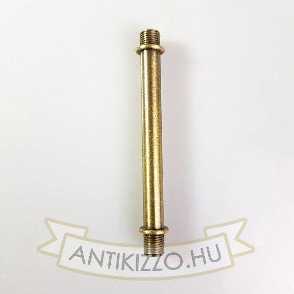 Menetes vegű cső 10cm antik bronz szín
