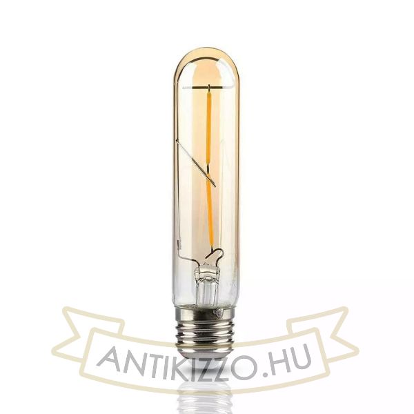 LED Filment COG dekor izzó, antikolt - T136 - 2 watt - meleg fehér