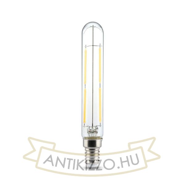 LED filament dekor izzó - T20- 4 watt - E14
