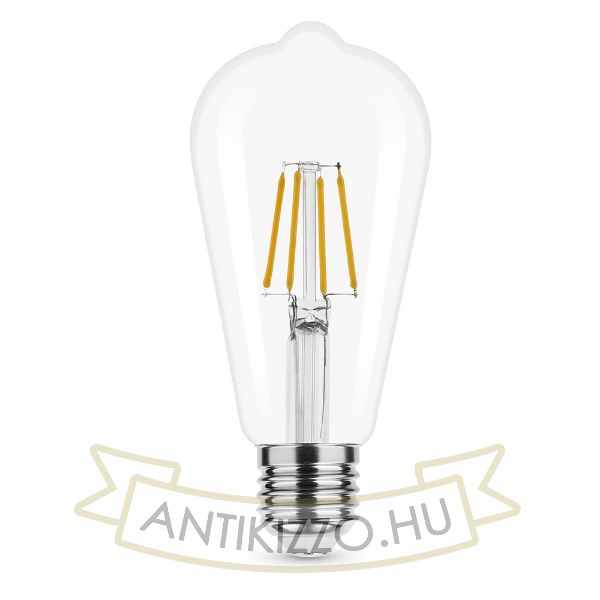 Modee Lighting LED Izzó Filament ST64 4W E27 360° 2700K (440 lumen)