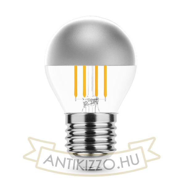 Modee Lighting LED Izzó Filament G.Mini P45 Silver Top 4W E27 320° 2700K