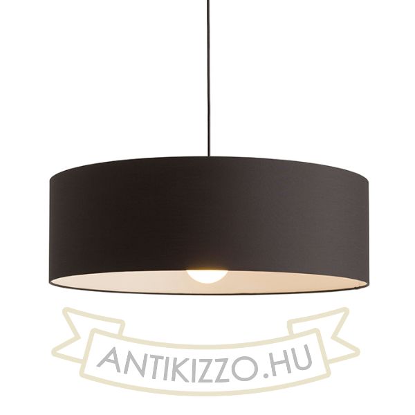 Kép RON 60/19 lámpabúra  Polycotton fekete/fehér PVC  max. 23W