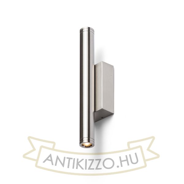 Kép ZANE fali lámpa matt nikkel 230V LED 2x3W 60° IP54 3000K