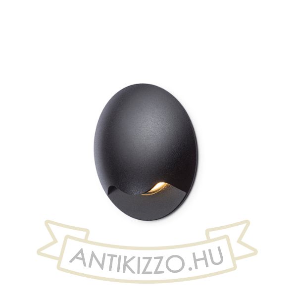 Kép KICK I süllyesztett lámpa fekete 230V LED 3W IP54 3000K