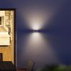 Kép TORINO fali lámpa fehér 230V LED 2x5W IP54 3000K