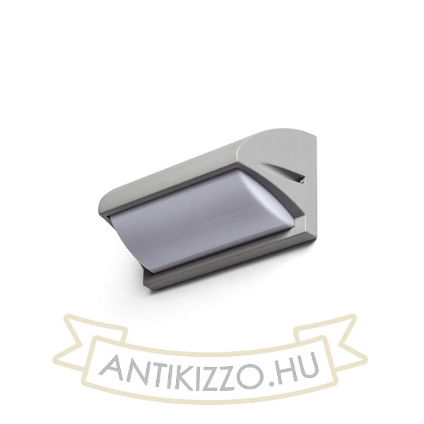Kép MORA fali lámpa ezüstszürke  230V LED E27 15W IP54