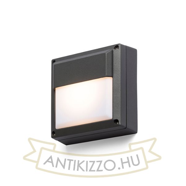 Kép DELTA 145 fali lámpa antracitszürke 230V GX53 9W IP54