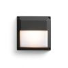 Kép DELTA 145 fali lámpa antracitszürke 230V GX53 9W IP54