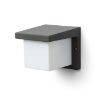 Kép HIDE SQ fali lámpa antracit  230V LED E27 15W IP44