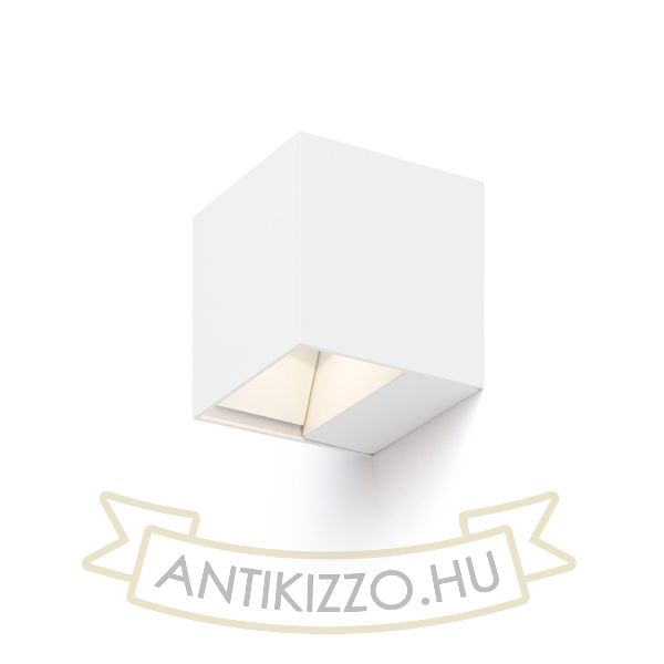 Kép CARRE fali lámpa fehér 230V LED 2x3W IP54 3000K