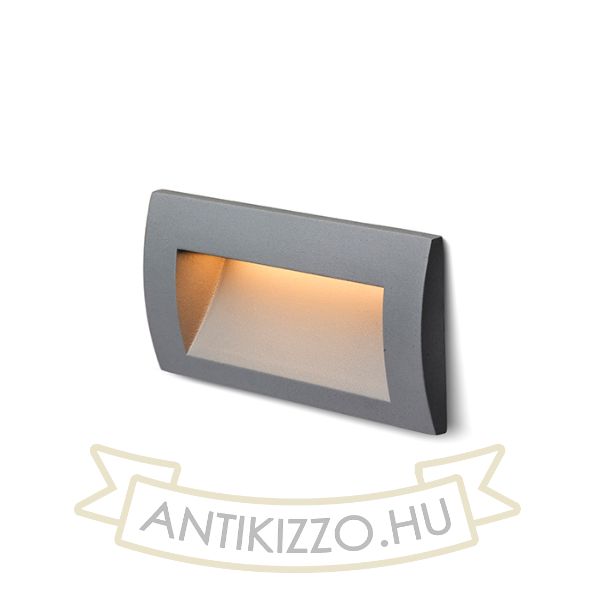 Kép GORDIQ L süllyesztett lámpa antracitszürke 230V LED 3W IP65 3000K