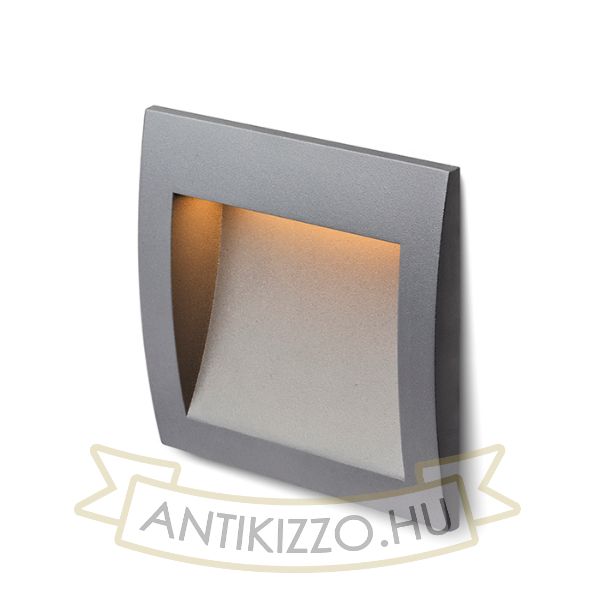 Kép GORDIQ M süllyesztett lámpa antracitszürke 230V LED 3W IP65 3000K