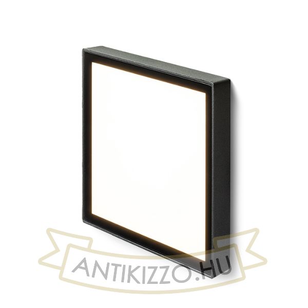 Kép DEJAVU SQ 14 süllyesztett lámpa fekete 230V LED 6W IP65 3000K