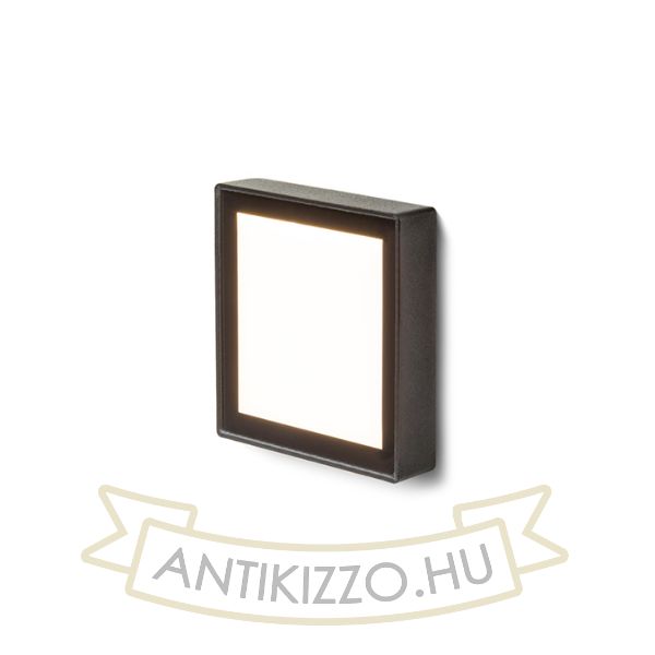 Kép DEJAVU SQ 9 süllyesztett lámpa fekete 230V LED 3.5W IP65 3000K