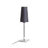Kép LULU asztali lámpa fekete króm 230V LED E27 8W