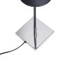 Kép LULU asztali lámpa fekete króm 230V LED E27 8W