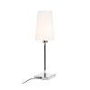 Kép LULU asztali lámpa fehér/fekete króm 230V LED E27 8W