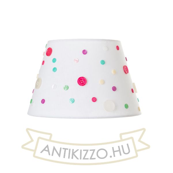 Kép DELISA 25/16 lámpabúra fehér gombok  max. 28W
