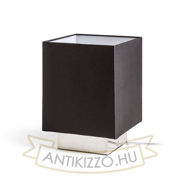 Kép MONACO asztali lámpa fekete króm 230V LED E27 15W
