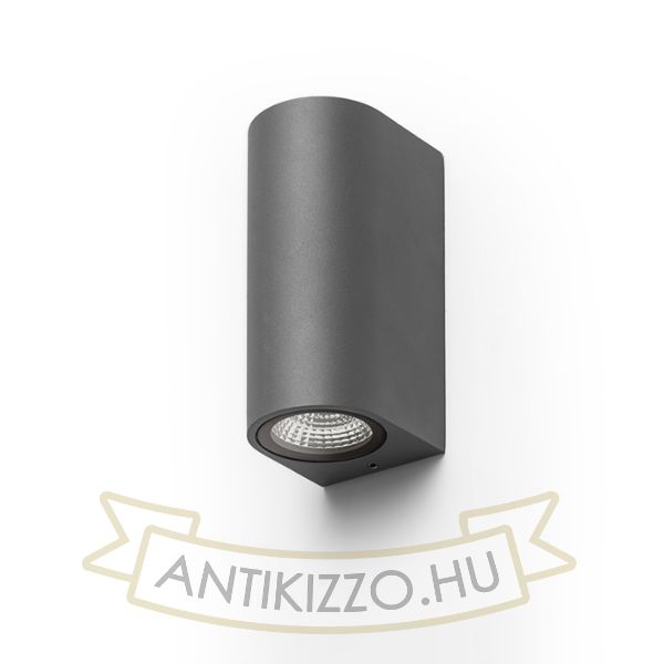 Kép ZACK II antracitszürke 230V LED 2x3W 58° IP54 3000K