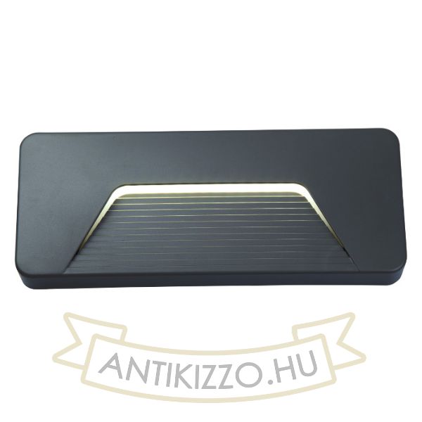Kép RENO SQ INDR fali lámpa antracitszürke 230V LED 3W IP65 3000K